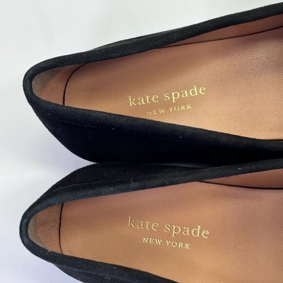 Kate Spade New York Women's Camellia Loafers Size 7.5 in Black Suede - Picture 9 of 14